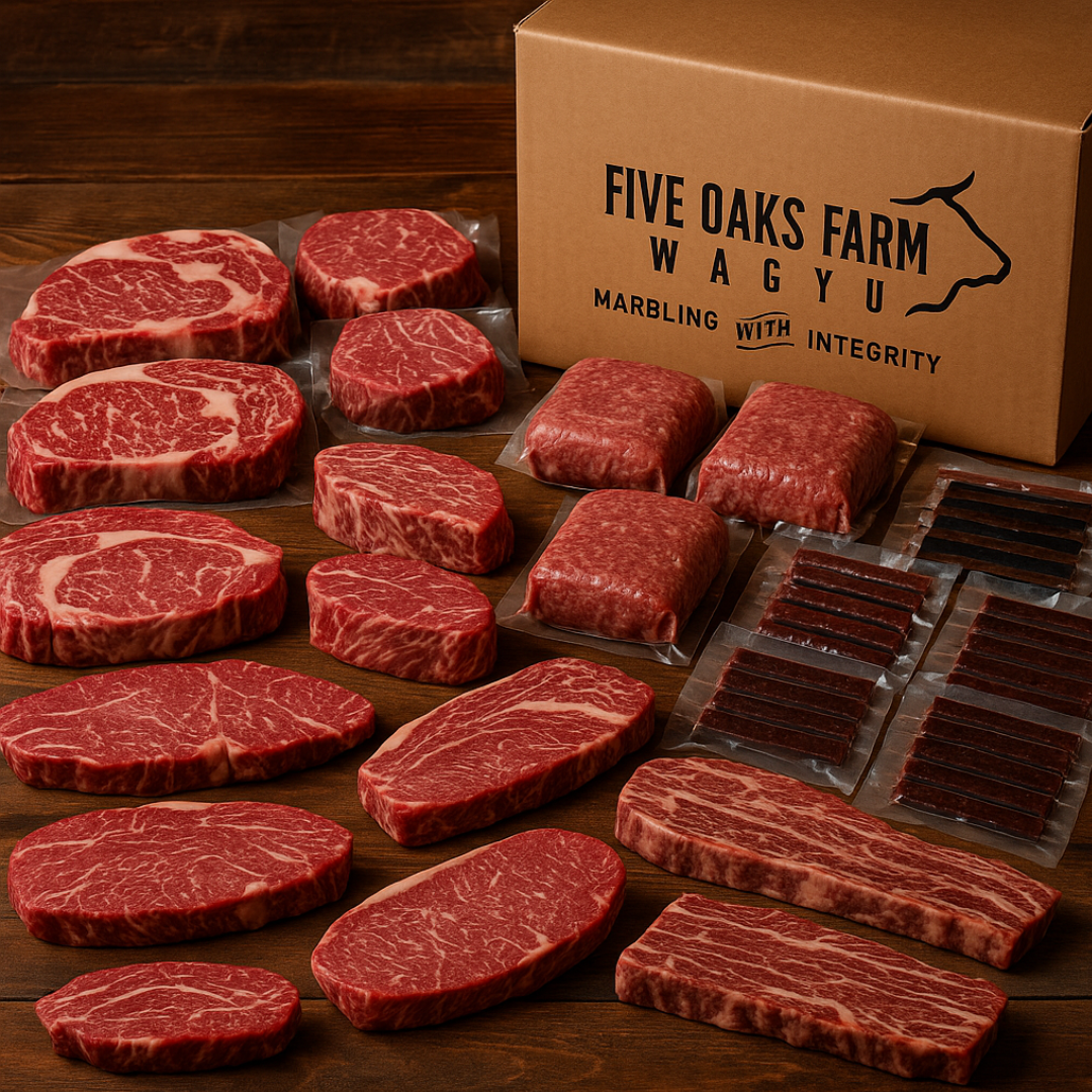 The Five Oaks Eighth – Wagyu Steak & Snack Collection